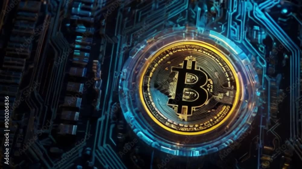 A futuristic digital coin, its sleek design radiates with cutting-edge technology A futuristic digital coin, its sleek design radiates with cutting-edge technology
