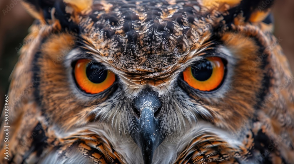 of an Eurasian Eagle Owl, capturing the intensity of its piercing eyes and fierce expression, with this inviting photo. of an Eurasian Eagle Owl, capturing the intensity of its piercing eyes and fierce expression, with this inviting photo.