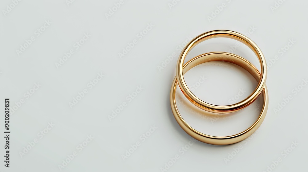 wedding rings beautifully arranged on a white background, perfect for romantic and wedding-themed projects with this inviting photo. wedding rings beautifully arranged on a white background, perfect for romantic and wedding-themed projects with this inviting photo.
