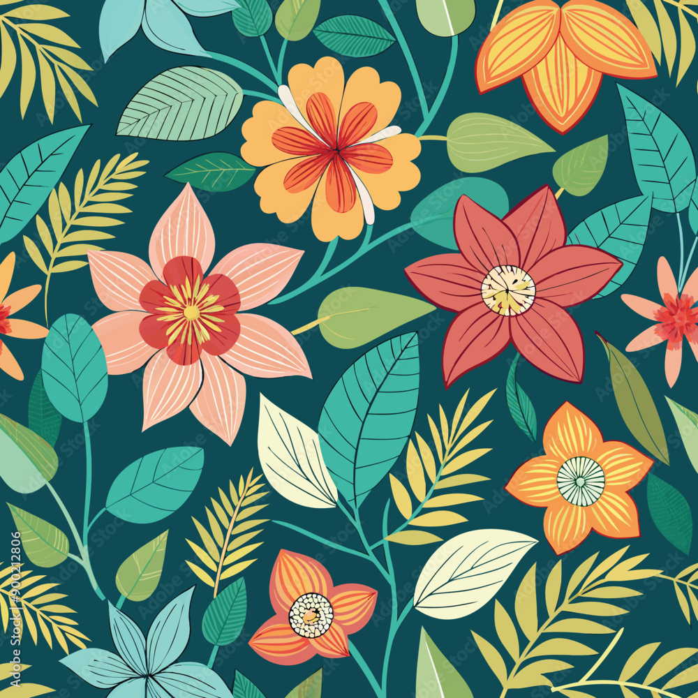 seamless floral repeat pattern seamless floral repeat pattern