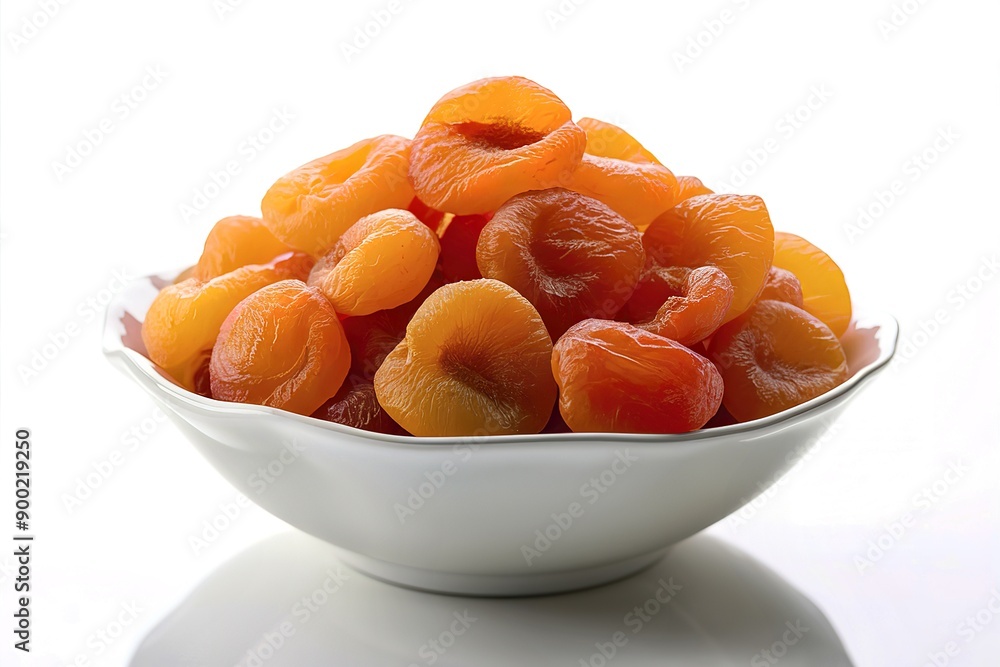A mouthwatering, high-resolution image of plump, sweet dried apricots A mouthwatering, high-resolution image of plump, sweet dried apricots