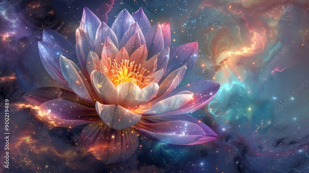 Lotus Symbolizing Unity with the Universe Lotus Symbolizing Unity with the Universe