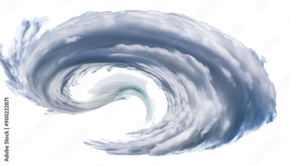 雲 渦巻き 銀河 目 旋風 大気 天気 渦回転 空気流れ 白 灰色 ふわふわ 密集 雲景 天体現象 自然美 崇高 空 旋回 動き Stock ...