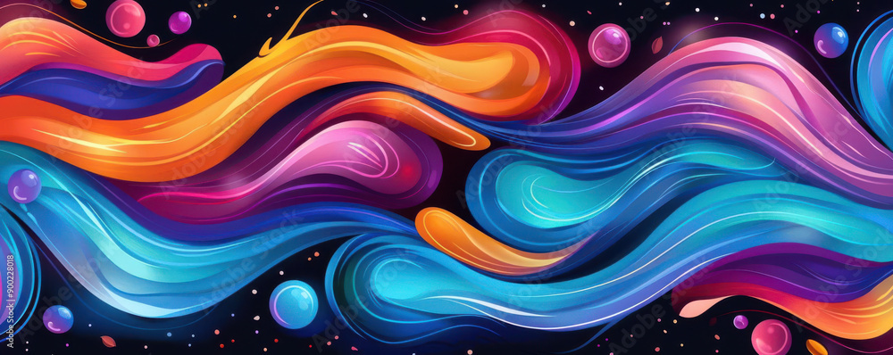 Psychedelic oceant, bold colors, abstract shapes, isolated on white, high resolution, surreal patterns. Psychedelic oceant, bold colors, abstract shapes, isolated on white, high resolution, surreal patterns.