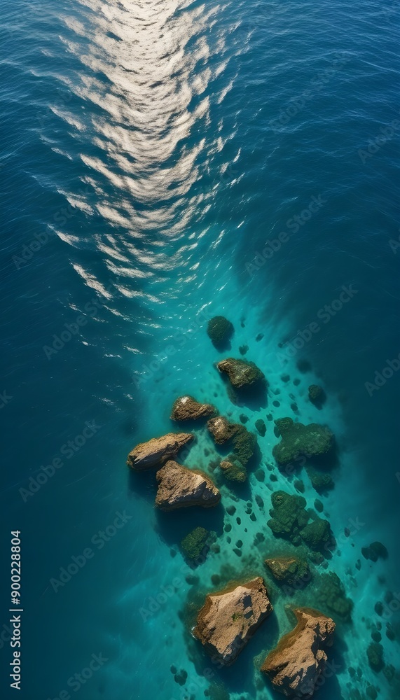 Fototapeta premium Beautiful sea beach wallpaper