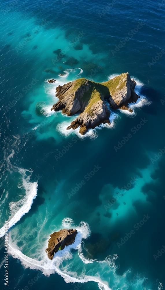 Fototapeta premium Beautiful sea beach wallpaper