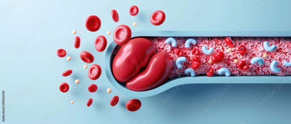 WHITE BLOOD CELLS FUNCTION IN CIRCULATORY SYSTEM visual data 2