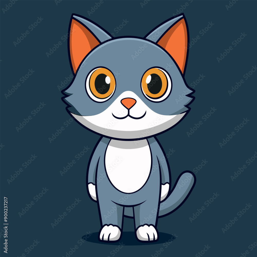 Obraz premium Cat Art Design and Cats Background