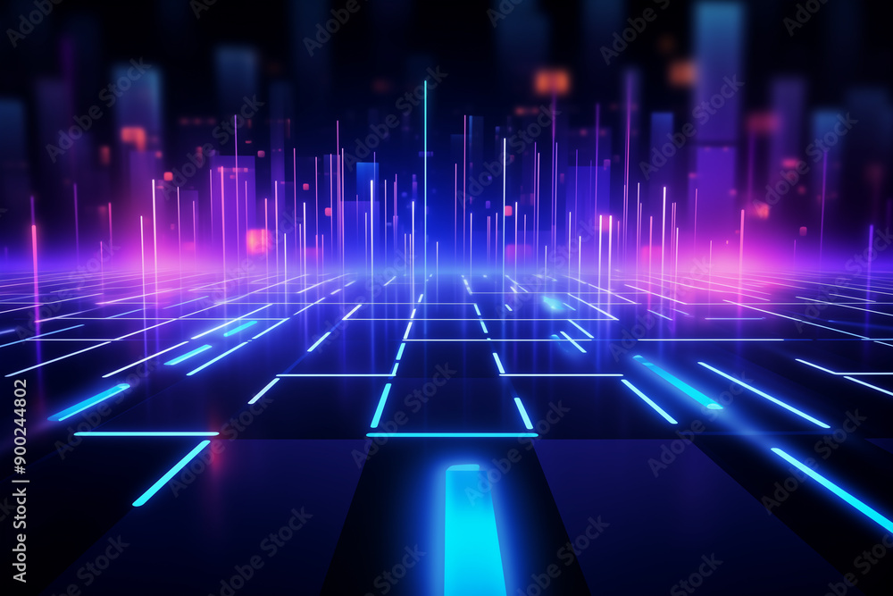 Abstract technology digital line electronic network data innovation concept background. Abstract technology digital line electronic network data innovation concept background.