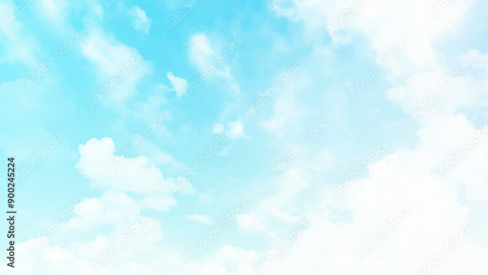 Horizontal of clear sky background for summer vacation concept beautiful cloudy sky. Horizontal of clear sky background for summer vacation concept beautiful cloudy sky.