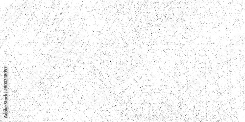 Black and white grunge texture made of fine particles of ink or paint. Realistic distressed grainy effect. dirty messy texture. Vector illustration.