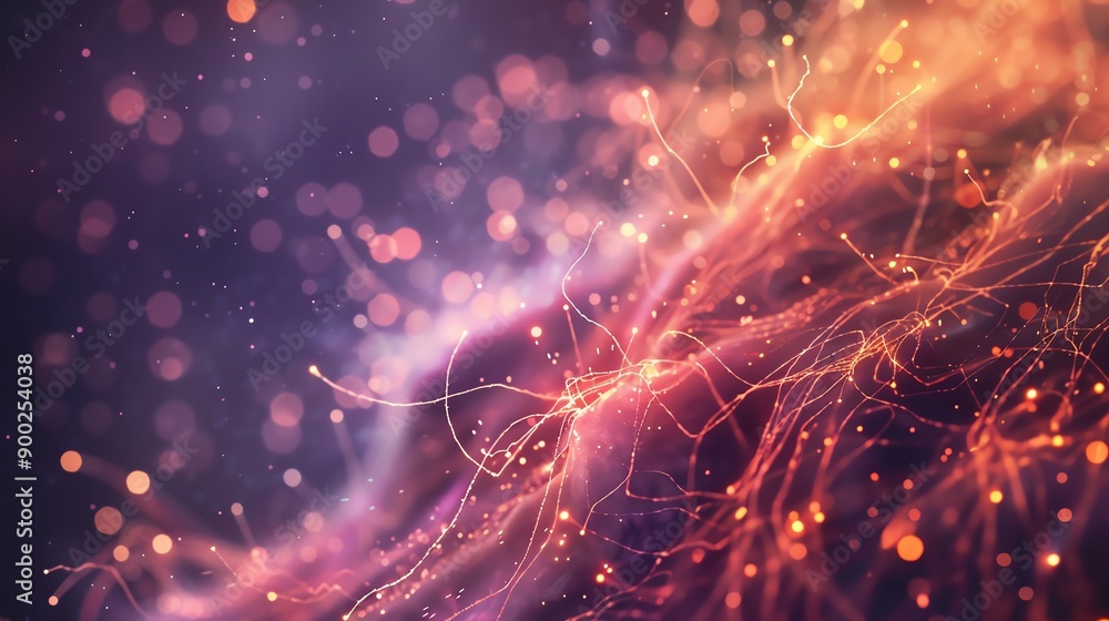 A beautiful abstract image showcasing vibrant glowing lines and particles in a swirling pattern, perfect for technology and art themes. A beautiful abstract image showcasing vibrant glowing lines and particles in a swirling pattern, perfect for technology and art themes.