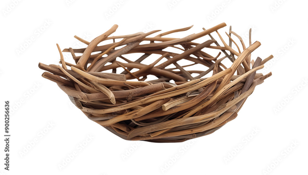 Fototapeta premium Bird's nest isolated