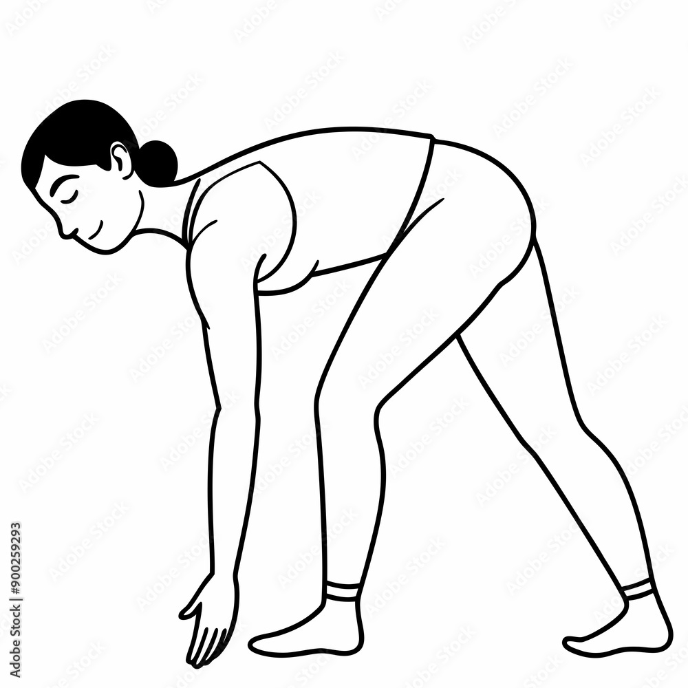Yoga Poses Vector Yoga Poses Vector