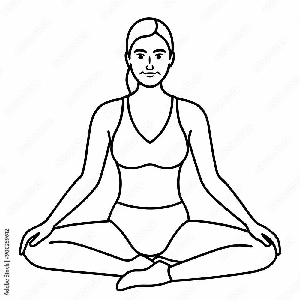 Yoga Poses Vector Yoga Poses Vector