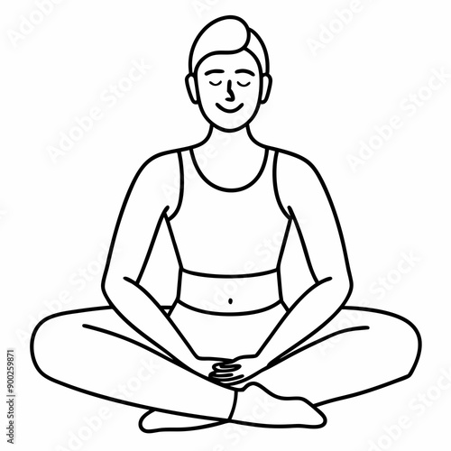 Yoga Poses Vector