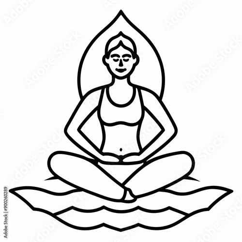 Yoga Poses Vector