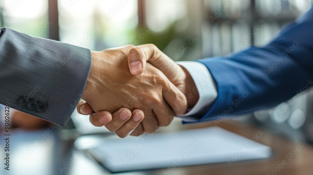 Intense Corporate Negotiations: Business Partners in Merger Consultation Session with Legal Office Backdrop Intense Corporate Negotiations: Business Partners in Merger Consultation Session with Legal Office Backdrop