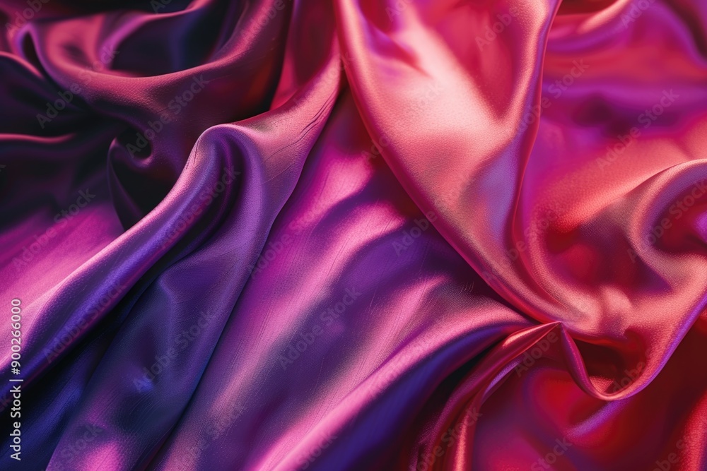 A detailed view of a vibrant purple and red fabric pattern A detailed view of a vibrant purple and red fabric pattern