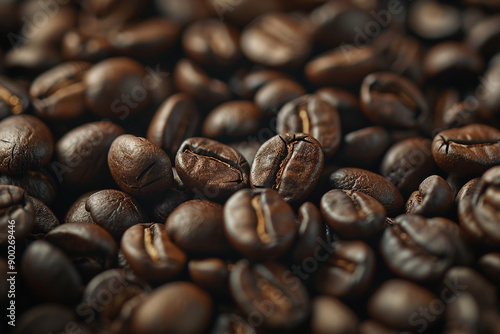 Full screen full of coffee beans photo