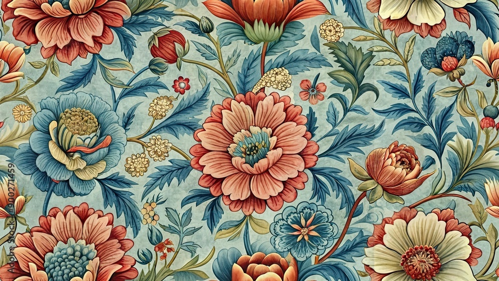 floral seamless pattern - Floral background - Texture For Print and Wallpapers floral seamless pattern - Floral background - Texture For Print and Wallpapers