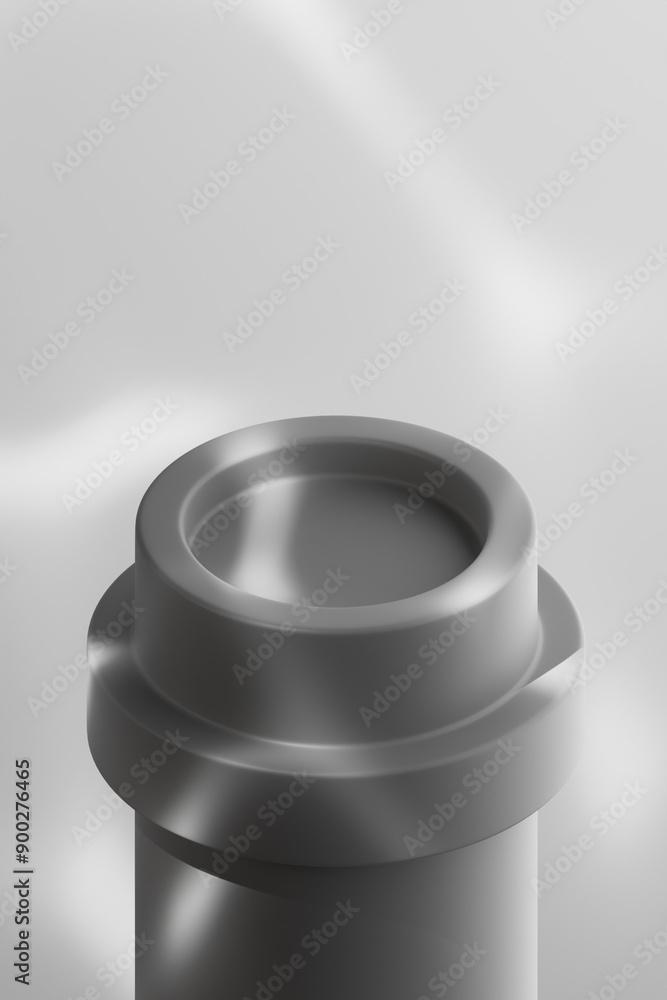 Minimalist Cylindrical Podium for Modern Product Display - 3D Render for Showcase and Presentation Minimalist Cylindrical Podium for Modern Product Display - 3D Render for Showcase and Presentation