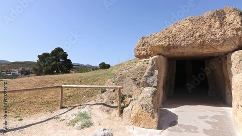 Menga dolmen, Antequera dolmen, Malaga, Spain.