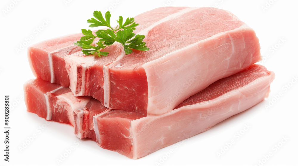 Raw pork belly cut, fresh and isolated on a clean background, perfect for culinary presentations and recipe inspirations. Raw pork belly cut, fresh and isolated on a clean background, perfect for culinary presentations and recipe inspirations.