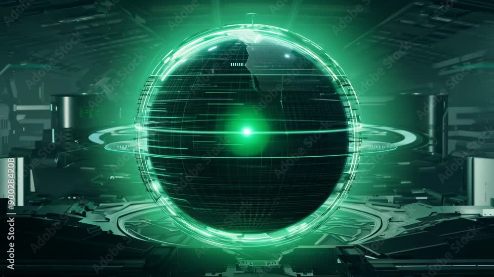 Futuristic Digital World Concept Futuristic Digital World Concept