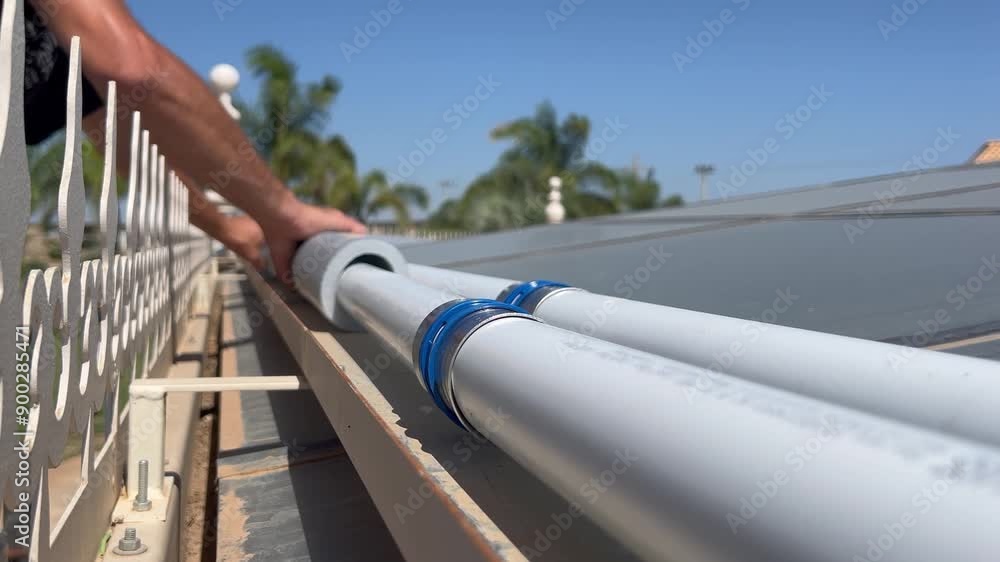 INSERTION OF INSULATION ON 50 MULTILAYER PIPE