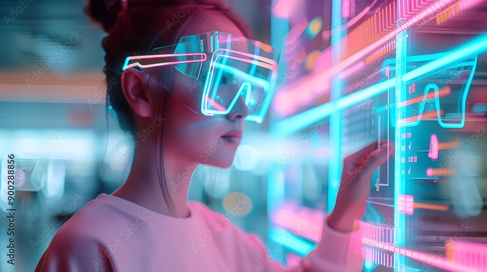 Futuristic Retail Experience with Holographic Product Displays and Virtual Shopping Assistants Futuristic Retail Experience with Holographic Product Displays and Virtual Shopping Assistants