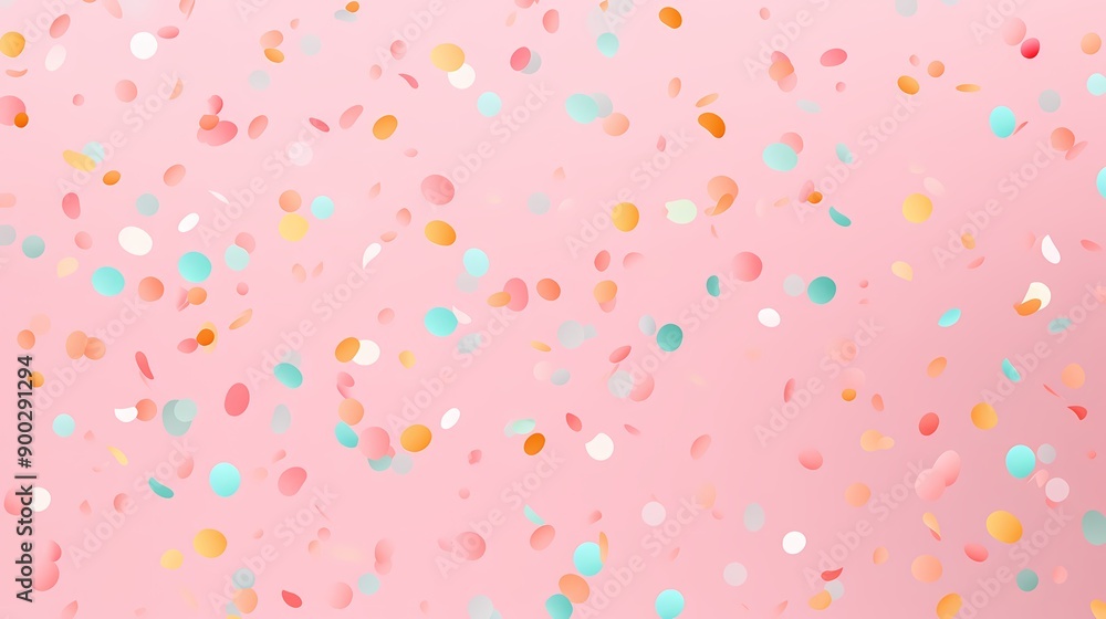 Colorful confetti scattered on a gradient background, adding a festive and joyful touch. Colorful confetti scattered on a gradient background, adding a festive and joyful touch.