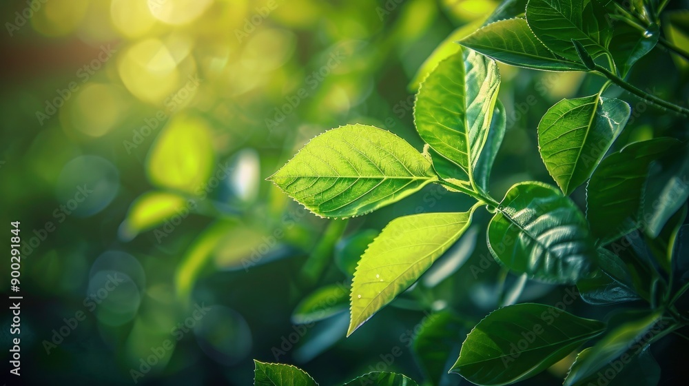 Nature of green leaf in garden at summer. Natural green leaves plants using as spring background cover page greenery environment ecology wallpaper, generative ai Nature of green leaf in garden at summer. Natural green leaves plants using as spring background cover page greenery environment ecology wallpaper, generative ai