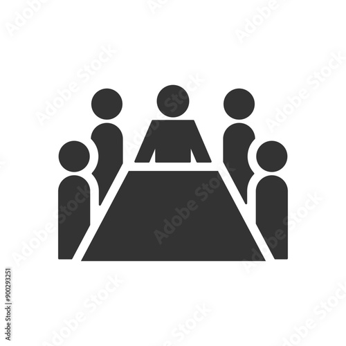 Meeting room icon. Conference symbol modern, simple, vector, icon for website design, mobile app, ui. Vector Illustration