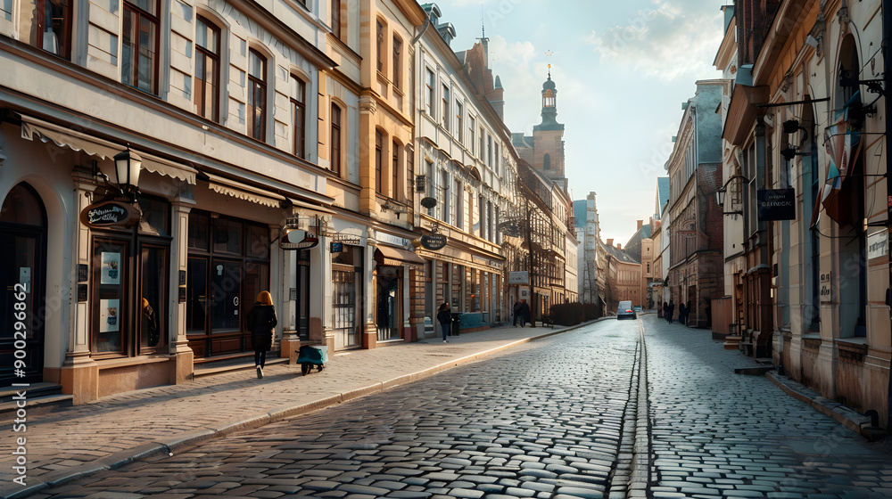 Charming historical district with cobblestone streets and old-fashioned architecture, bustling with local businesses. Charming historical district with cobblestone streets and old-fashioned architecture, bustling with local businesses.