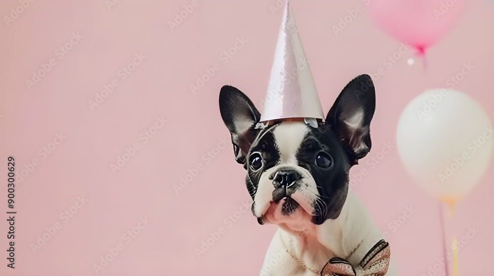 French Bulldog Puppy Birthday Celebration French Bulldog Puppy Birthday Celebration