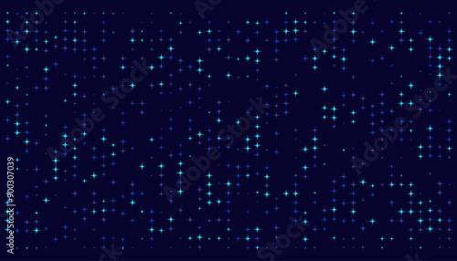 Dot tech background. Digital Data Flow. Data Technology Lines. Wireless Data Transmission. High Speed Light Trails. Information Flow in Virtual Reality Cyberspace Vector Background.