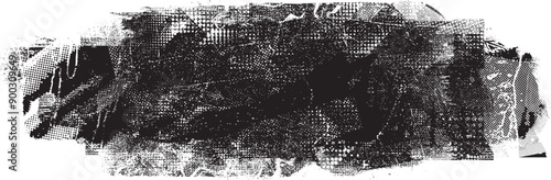 Glitch distorted grange shape . Noise grungy logo . Trendy defect error shapes . Glitched frame .Grunge textured . Distressed effect .Vector shapes