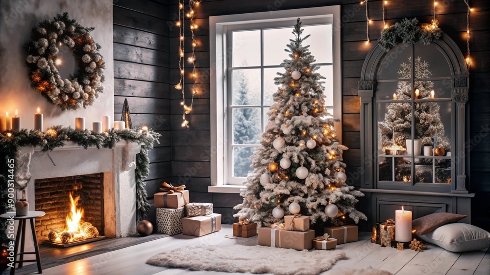 fireplace with christmas decorations fireplace with christmas decorations