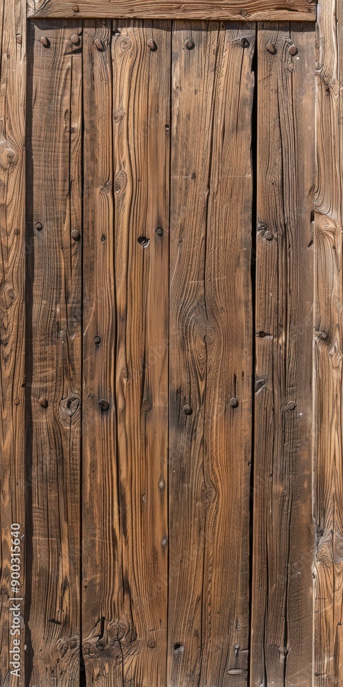 Naklejka premium Rustic Wooden Wall Background With Textured Patterns and Natural Grain