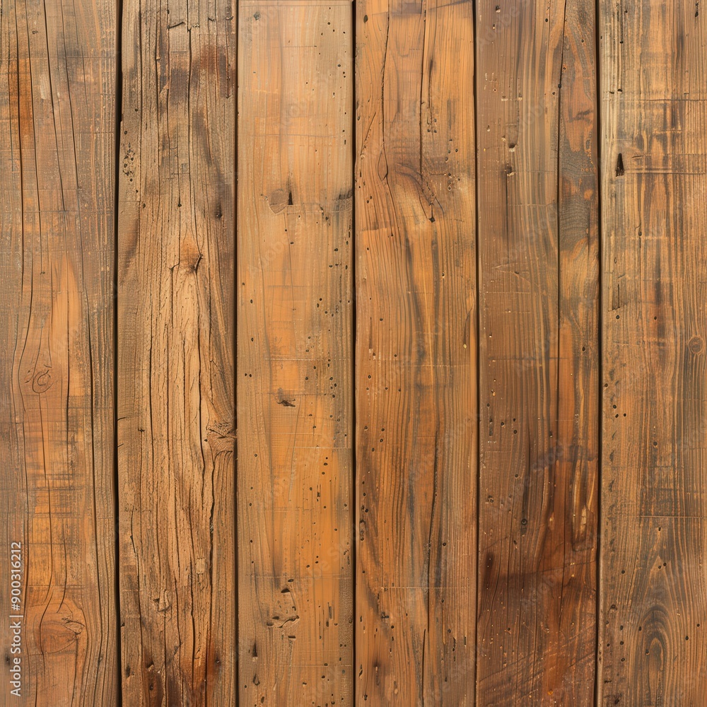 Obraz premium Rustic Wooden Wall Background With Distressed Textures and Patterns