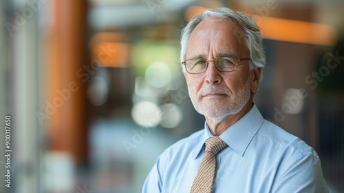 Visionary Leadership: CEO Confidence in Corporate Success - Glamorous Executive Portrait with Elegant Tie and Personal Style © DigitalMagicVisions