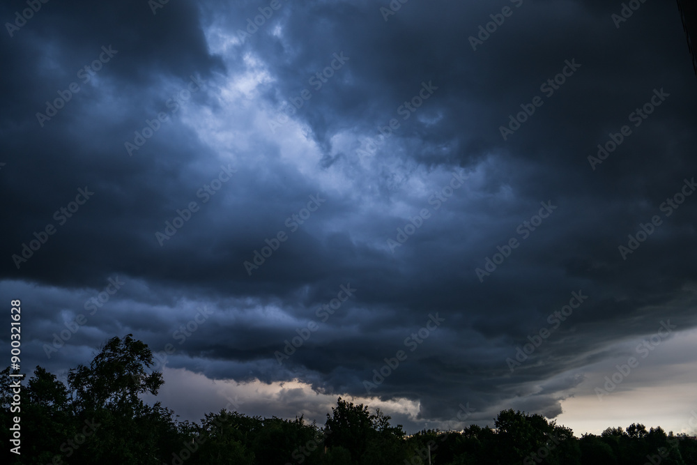 Dramatic dark sky with stormy clouds Dramatic dark sky with stormy clouds