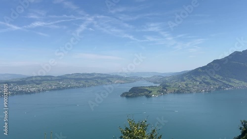 Wallpaper Mural Aerial view lake Lucerne Torontodigital.ca