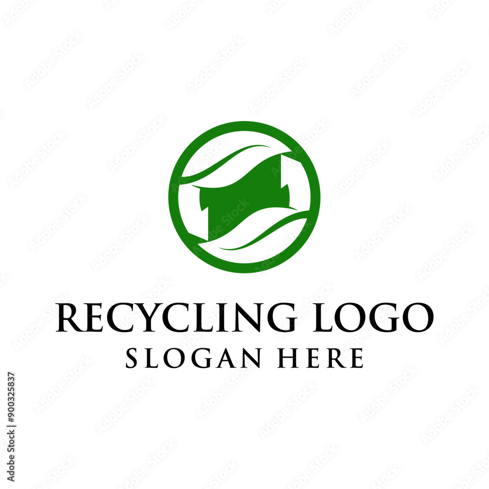 simple, modern, clean recycling logo concept simple, modern, clean recycling logo concept