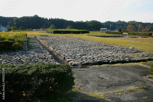 皇極天皇の飛鳥板葺宮跡／乙巳の変が起きた宮／日本奈良県明日香村