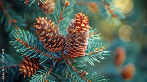 Pine (Pinus): With long needles and woody cones, pines are evergreen conifers adapted to various climates. They have significant economic value, providing timber and resin.
