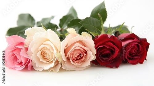 Rose: Roses embody love and beauty, and their diverse colors each have specific meanings red signifies love, white represents purity, among others.
