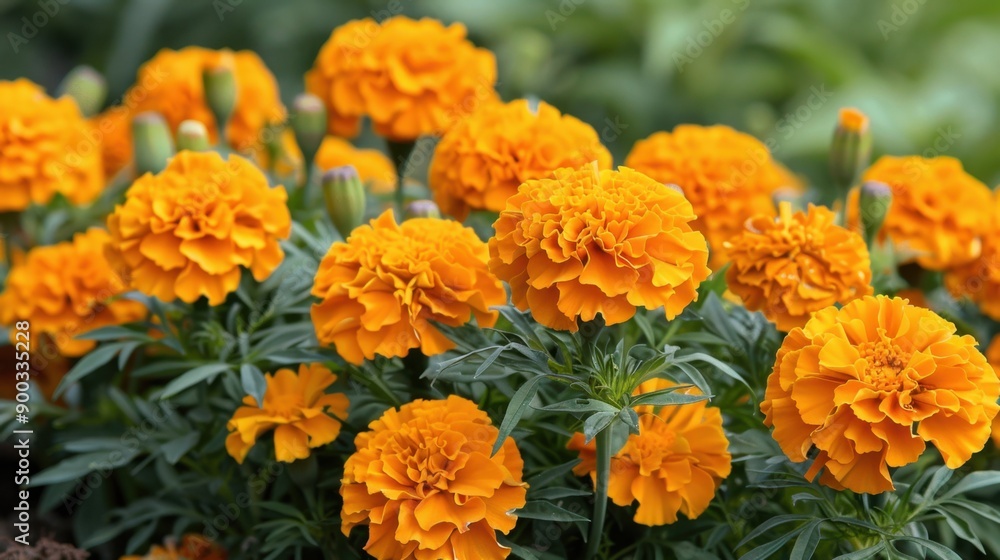 Marigold: Vibrant and resilient, marigolds symbolize passion and creativity, often featured in celebrations and festivals for their bold and festive appearance.
Marigold: Vibrant and resilient, marigolds symbolize passion and creativity, often featured in celebrations and festivals for their bold and festive appearance.