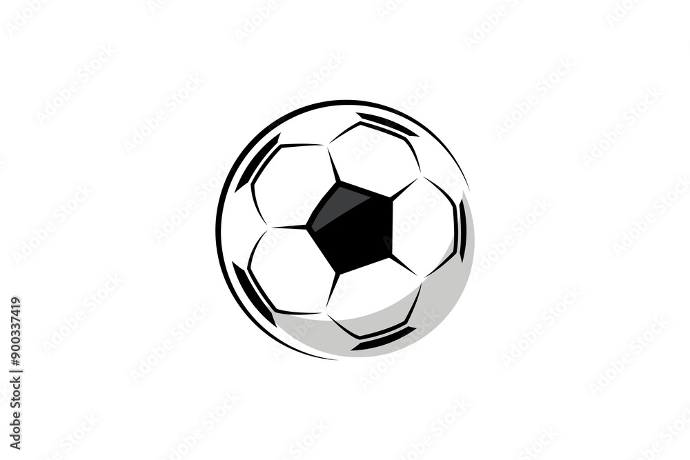 Soccer ball vector, football vector on white background. Soccer ball vector, football vector on white background.